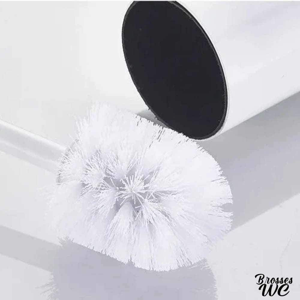 Brosse wc blanc mat épuré