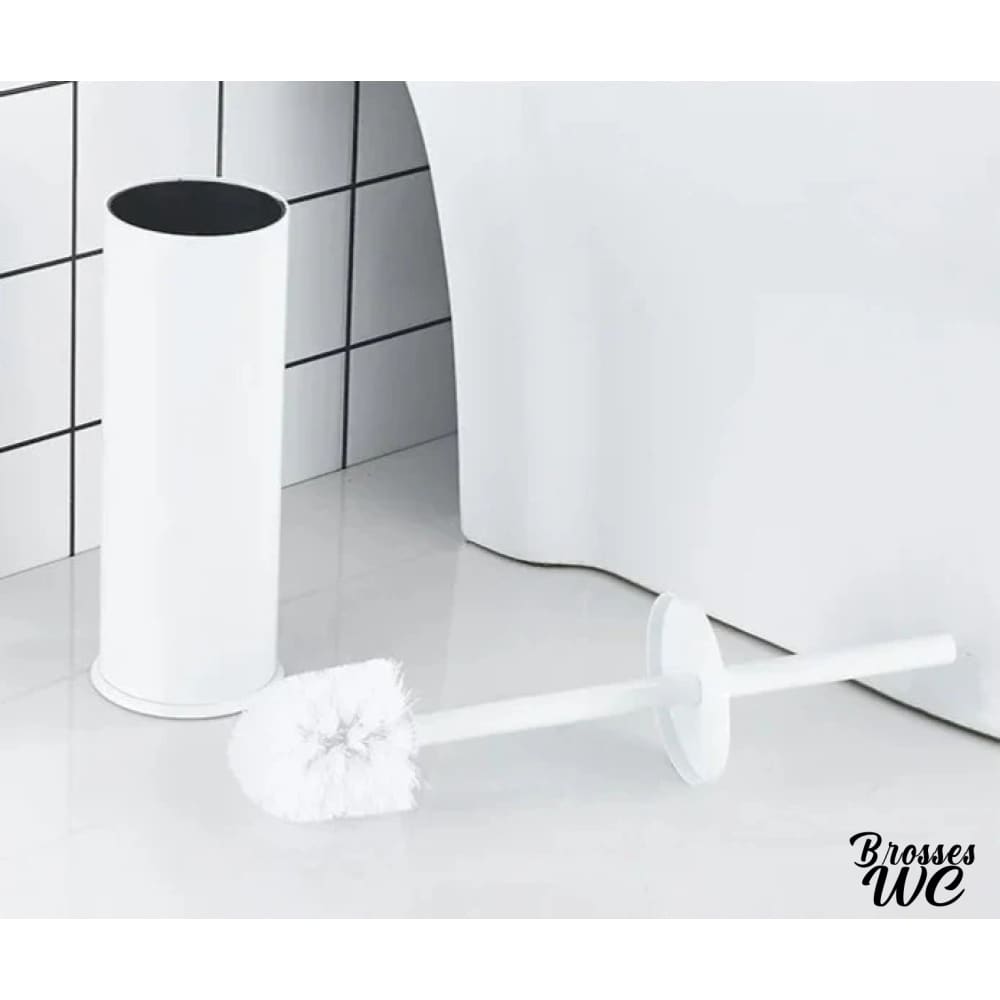 Brosse wc blanc mat épuré