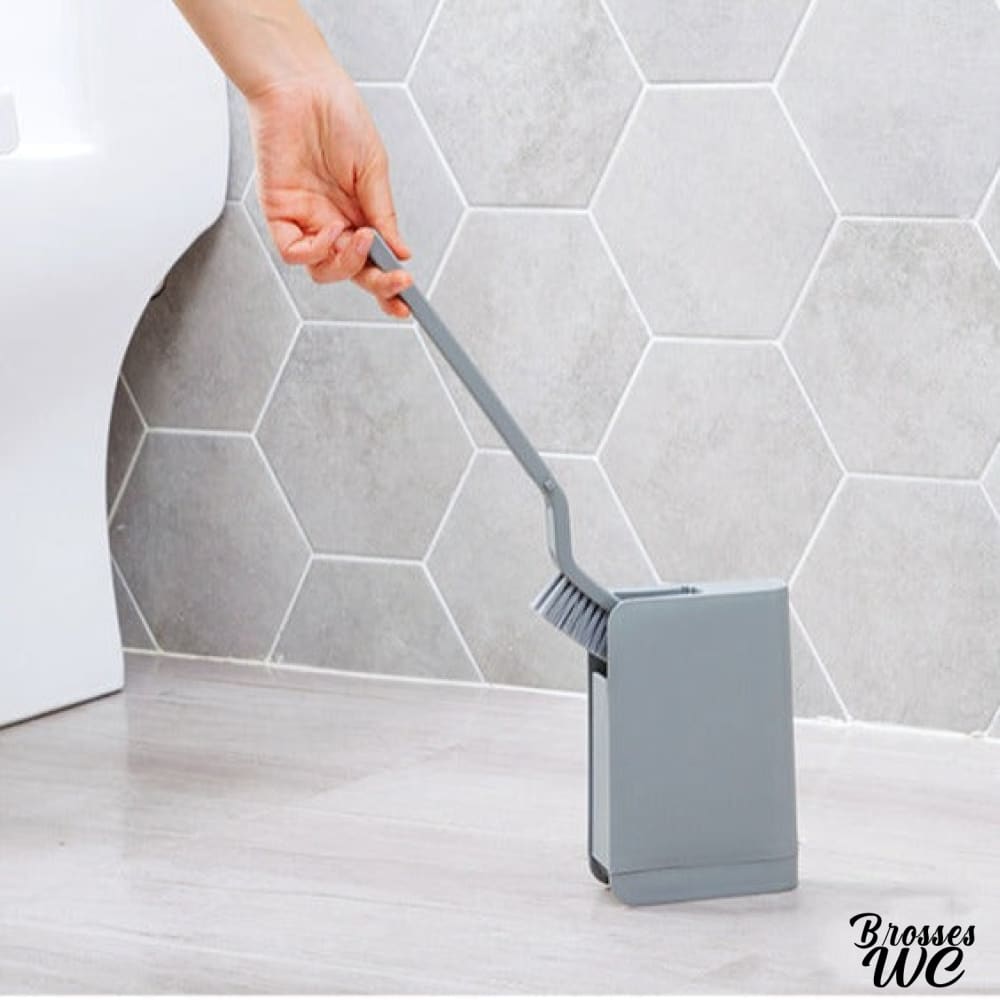 Brosse wc blanche immaculée
