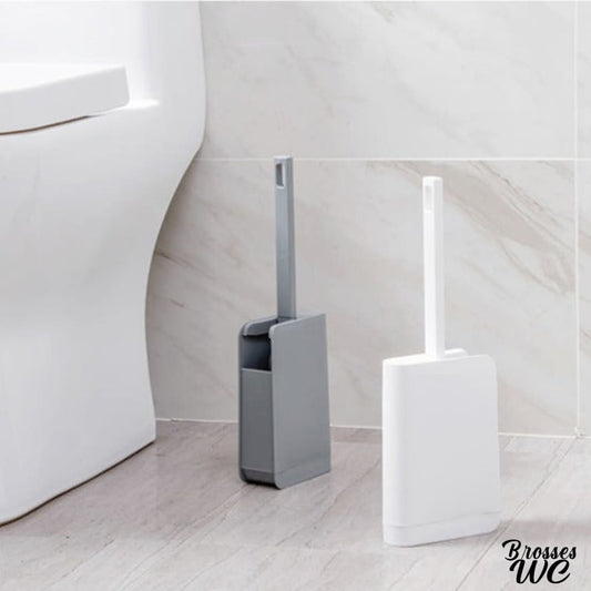 Brosse wc blanche immaculée