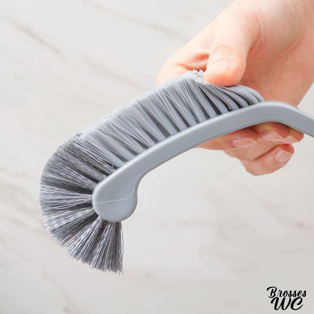 Brosse wc blanche immaculée