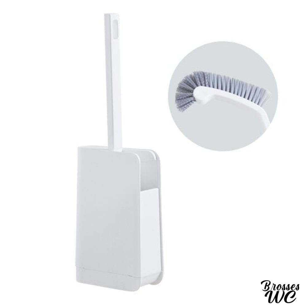 Brosse wc blanche immaculée