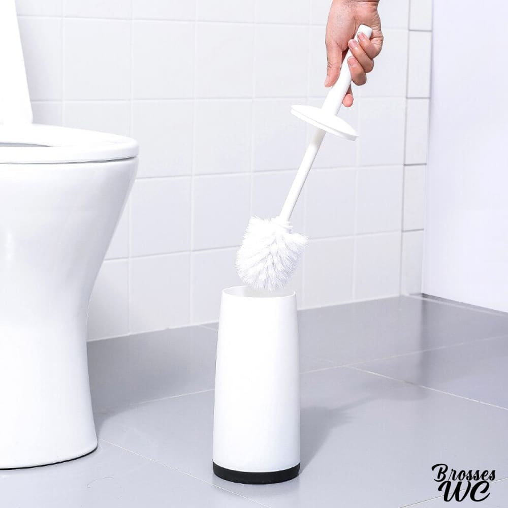 Brosse wc blanche ou noire élégante