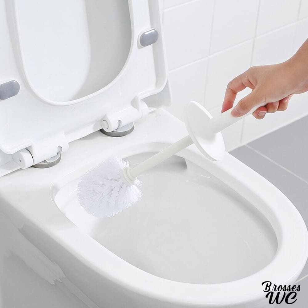 Brosse wc blanche ou noire élégante