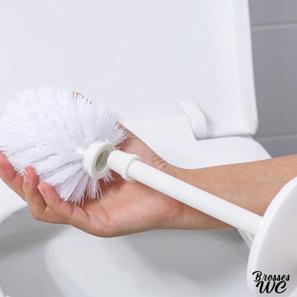 Brosse wc blanche ou noire élégante