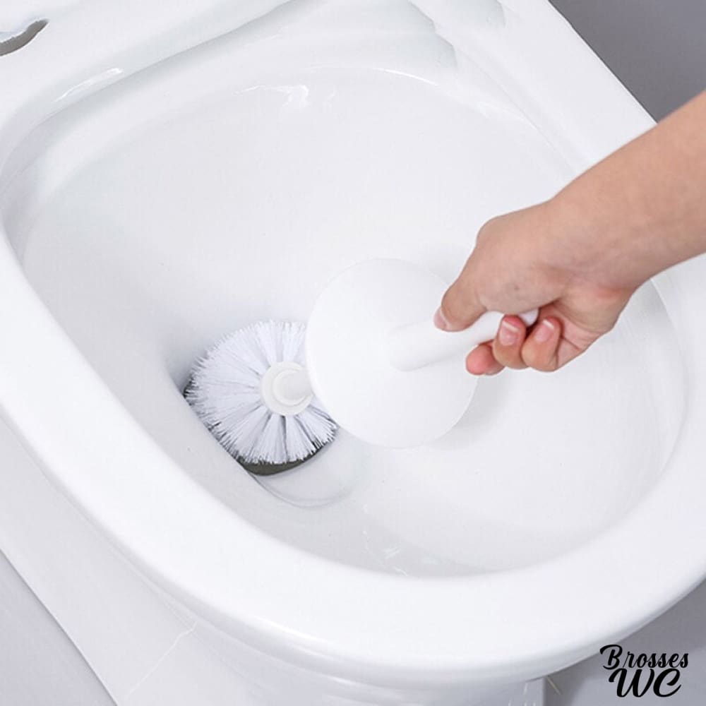 Brosse wc blanche ou noire élégante