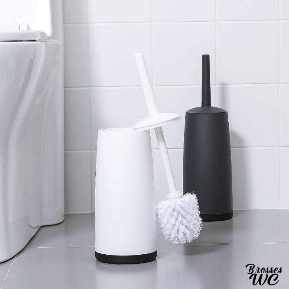 Brosse wc blanche ou noire élégante