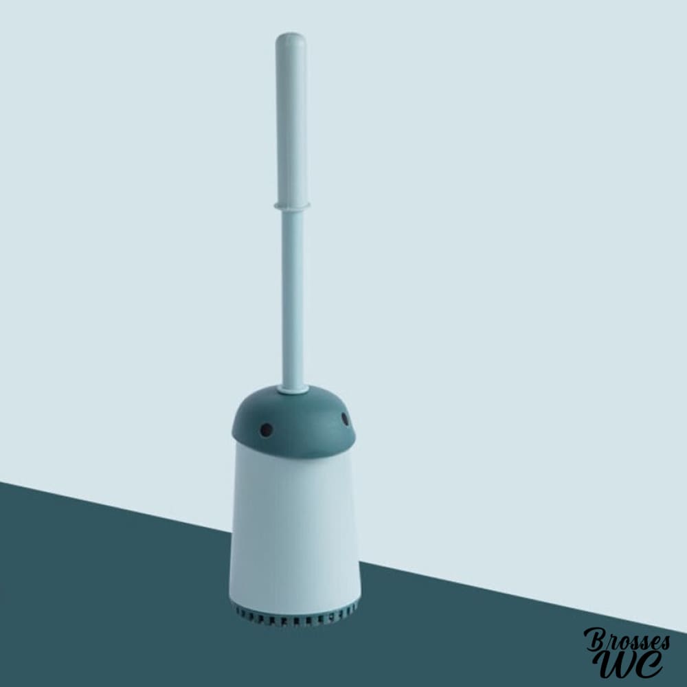 Brosse wc bleu canard tendance