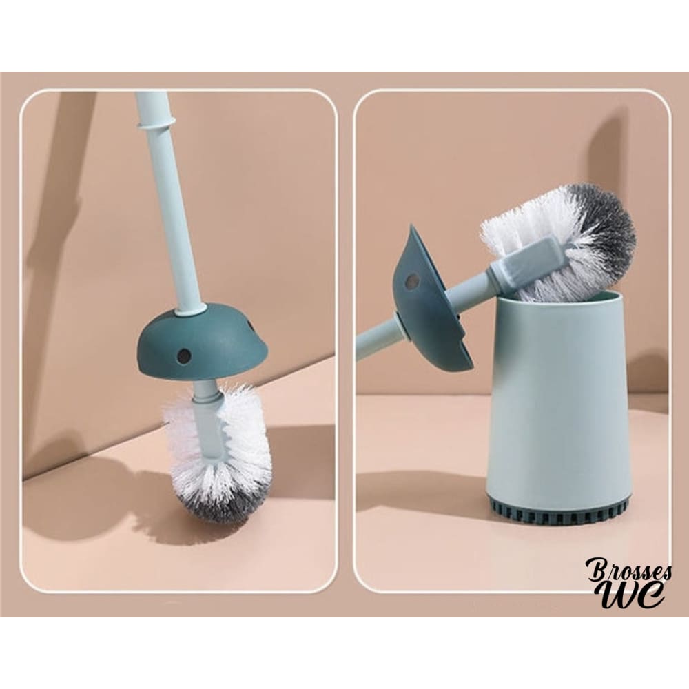 Brosse wc bleu canard tendance