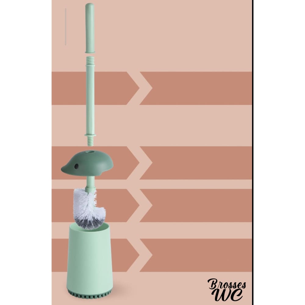 Brosse wc bleu canard tendance