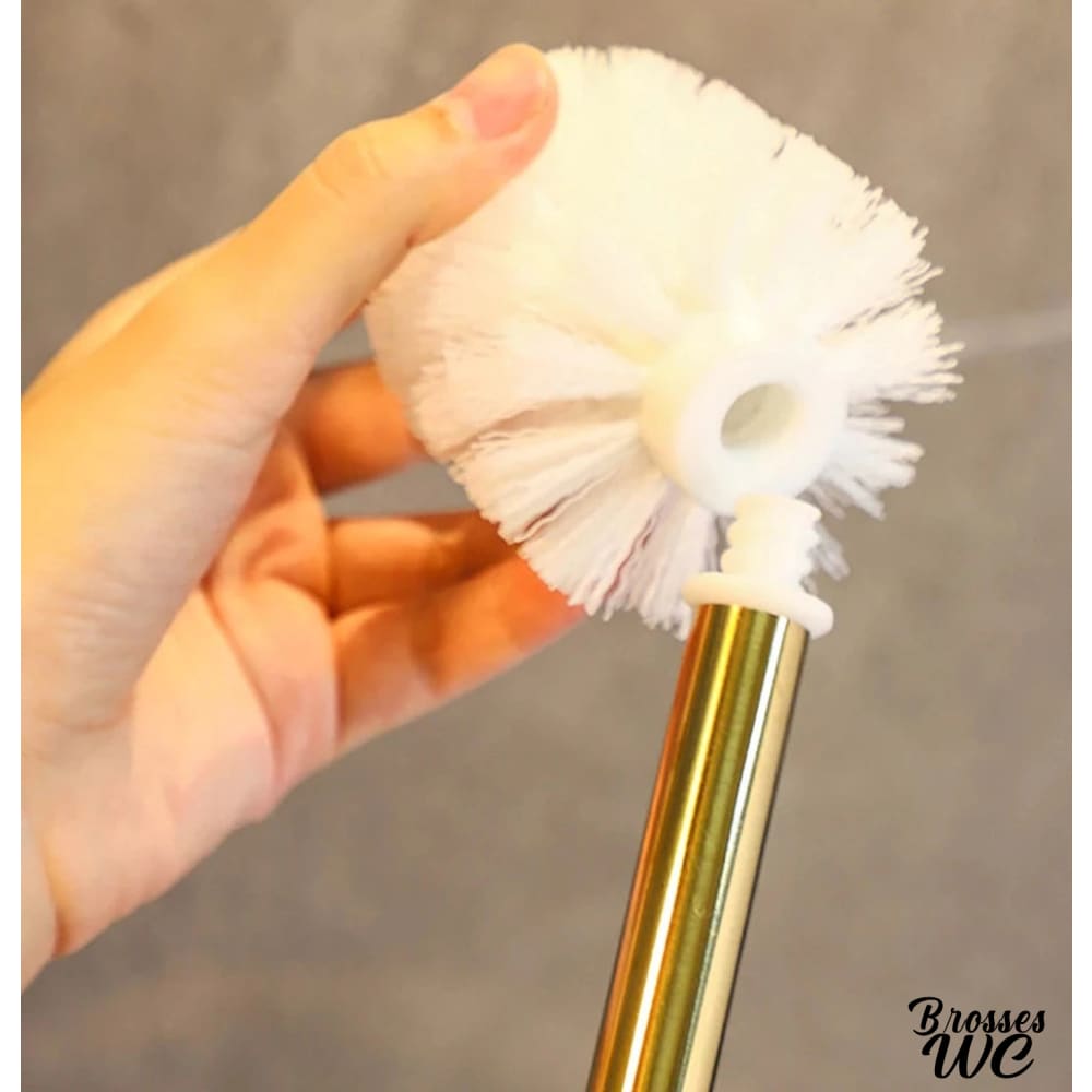 Brosse wc boule céramique élégante