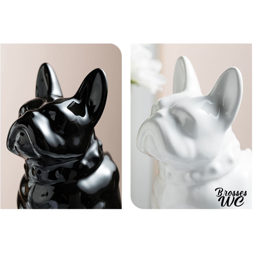Brosse wc bouledogue rigolo