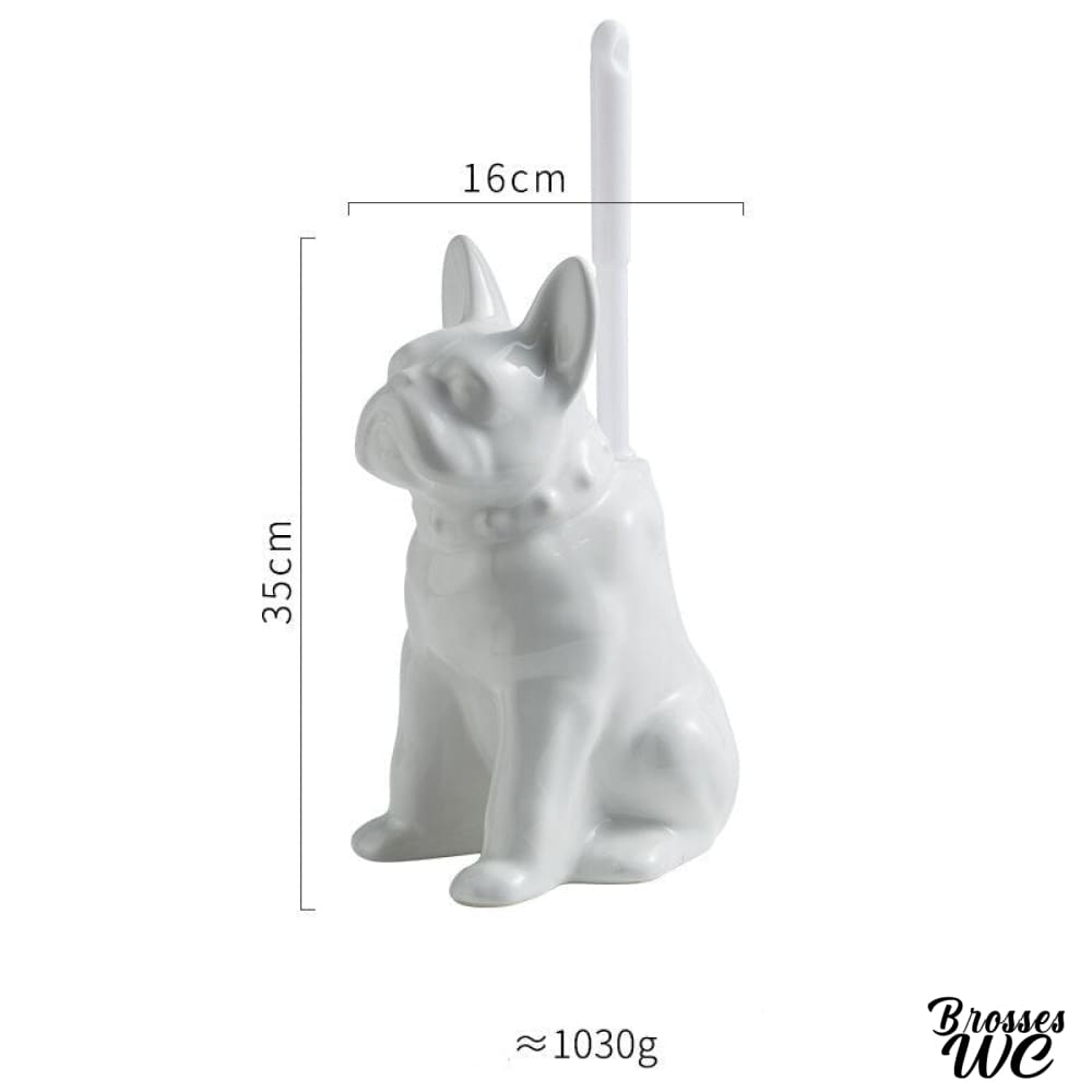 Brosse wc bouledogue rigolo