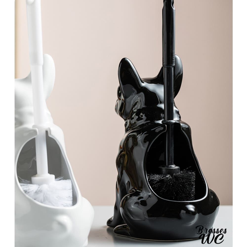 Brosse wc bouledogue rigolo
