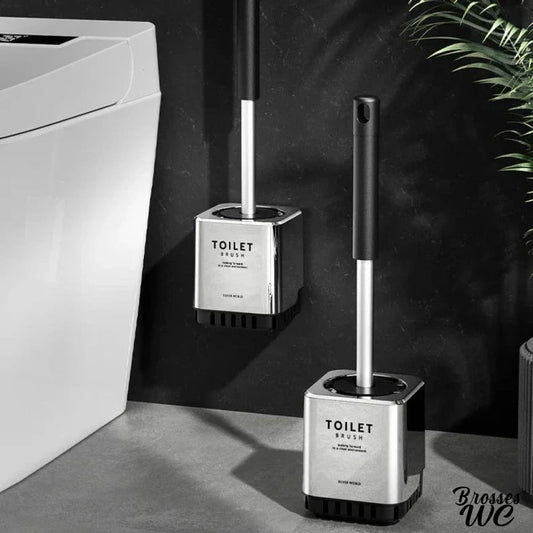 Brosse wc carrée géométrique