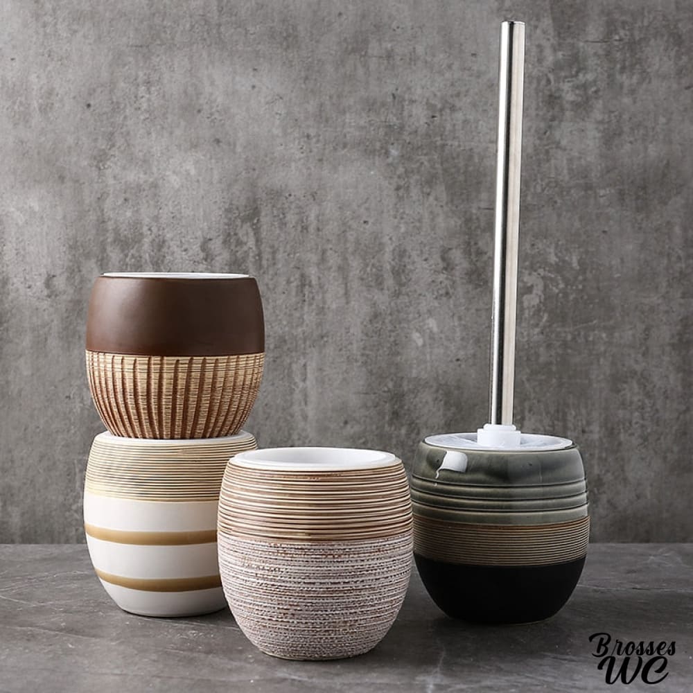 Brosse wc céramique design coloré