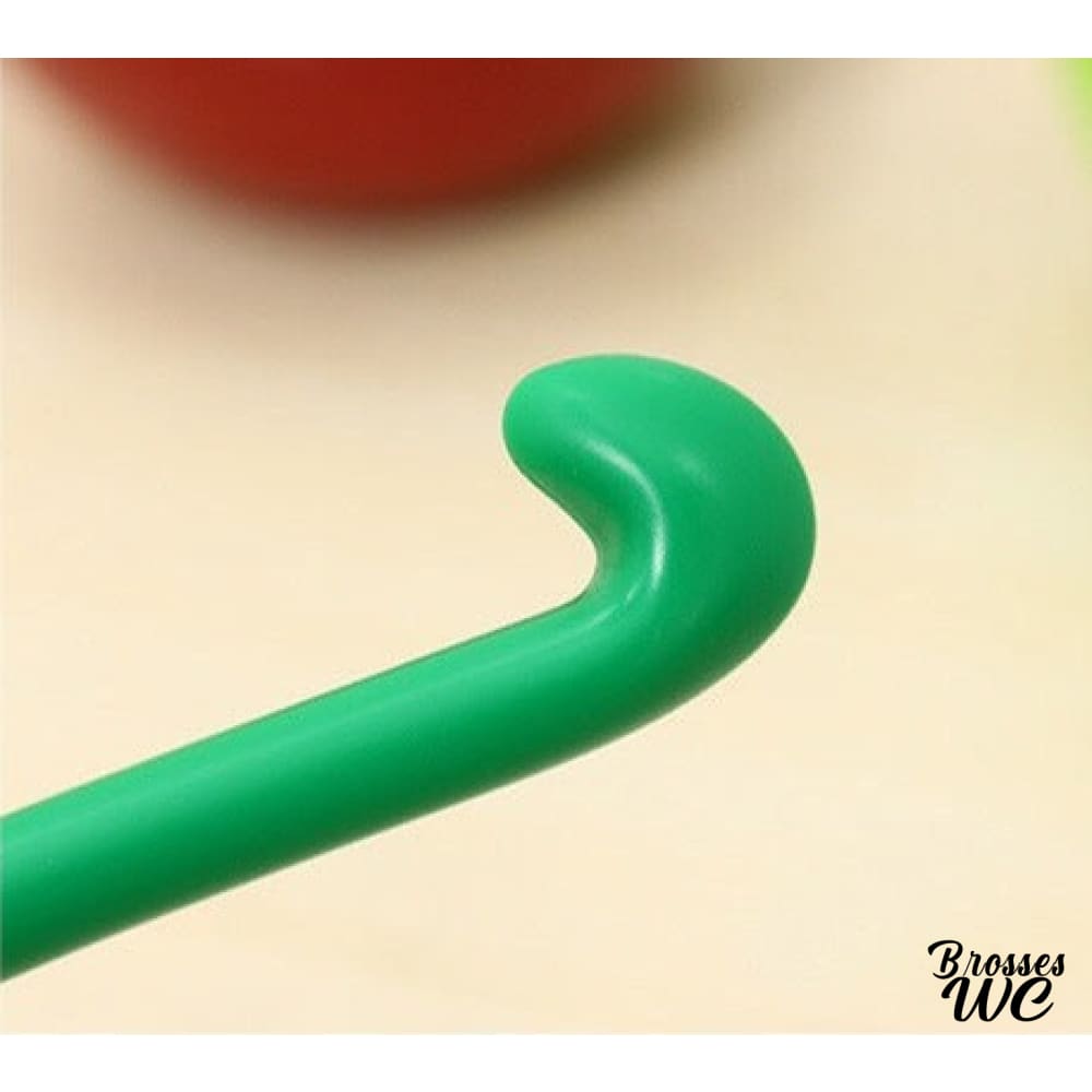 Brosse toilette wc pomme verte éclatante