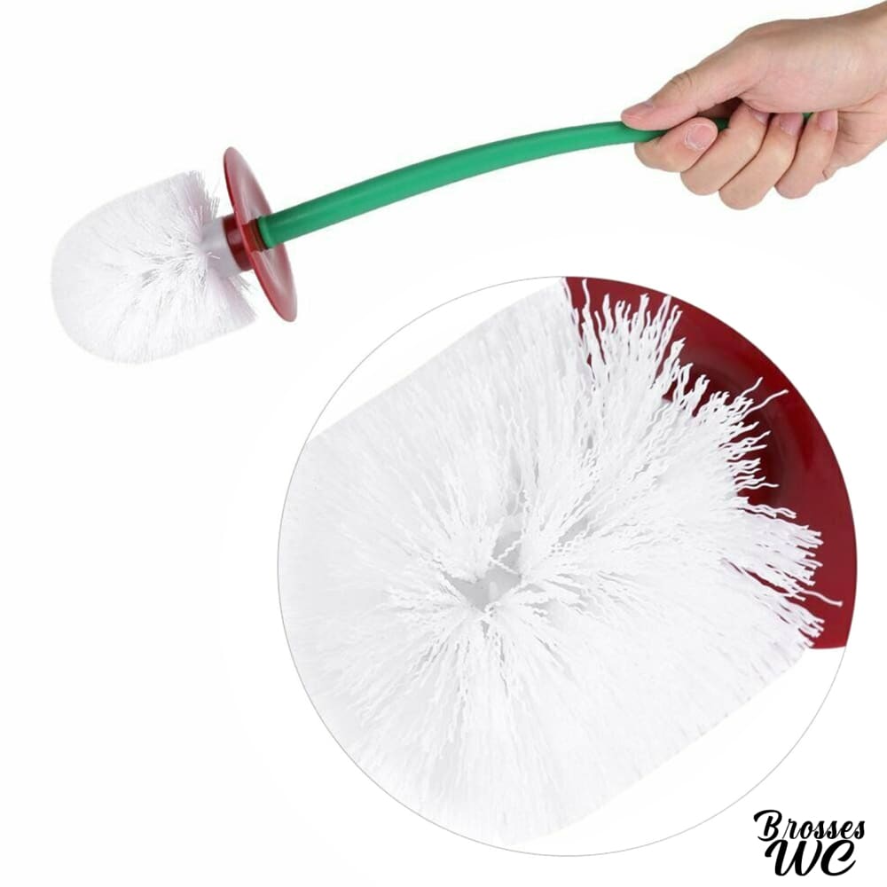 Brosse toilette wc pomme verte éclatante