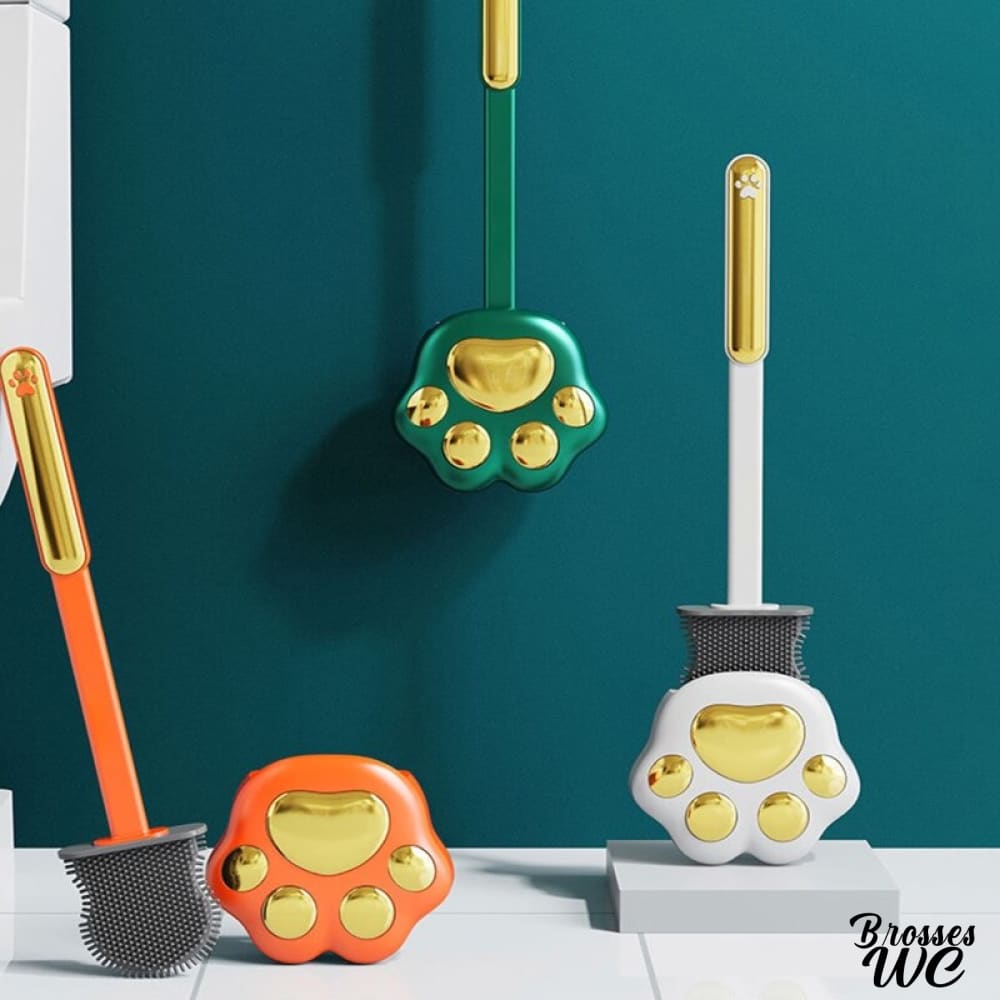 Brosse wc chat espiègle