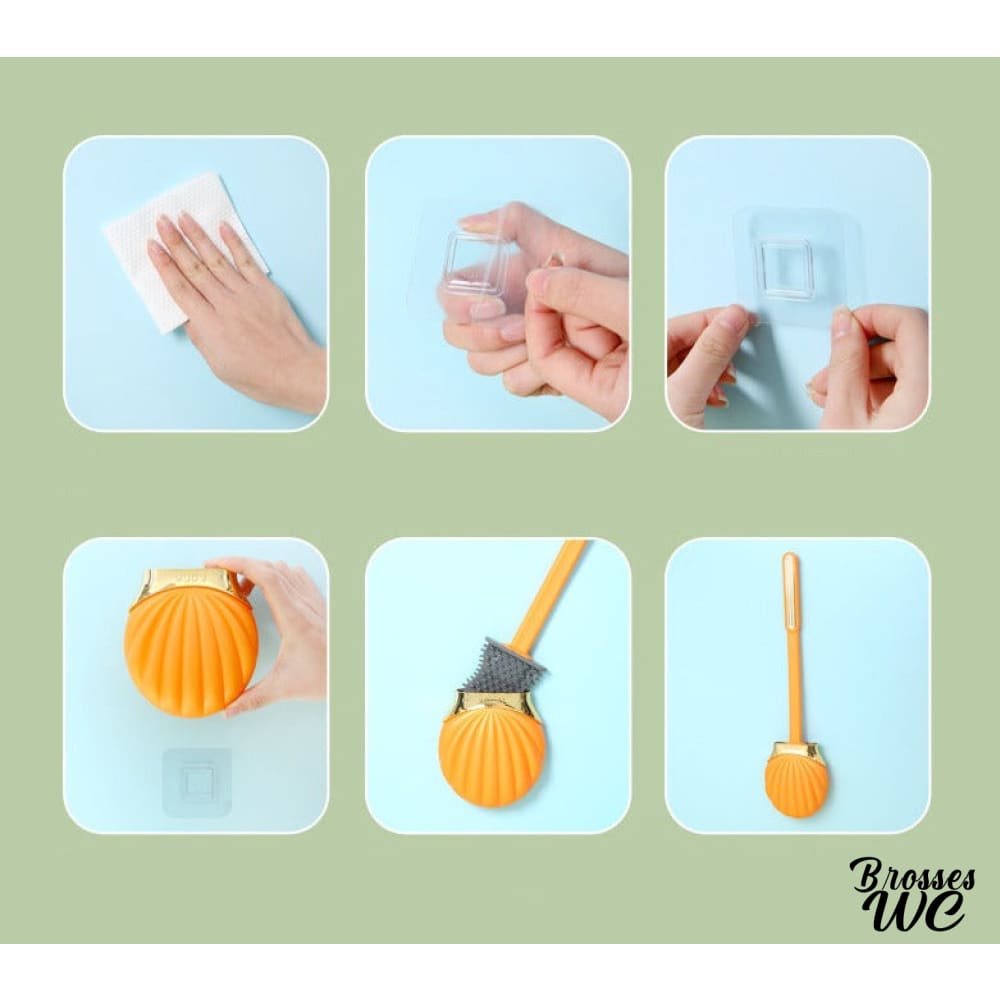 Étagère brosse wc fonctionnelle