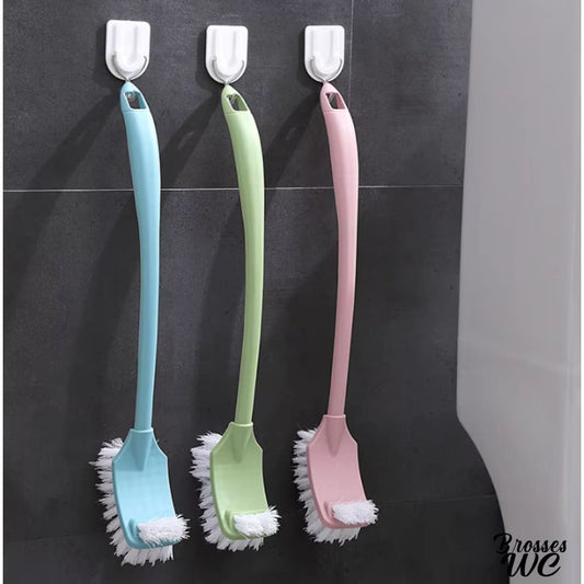 Brosse wc coudée plastique efficace