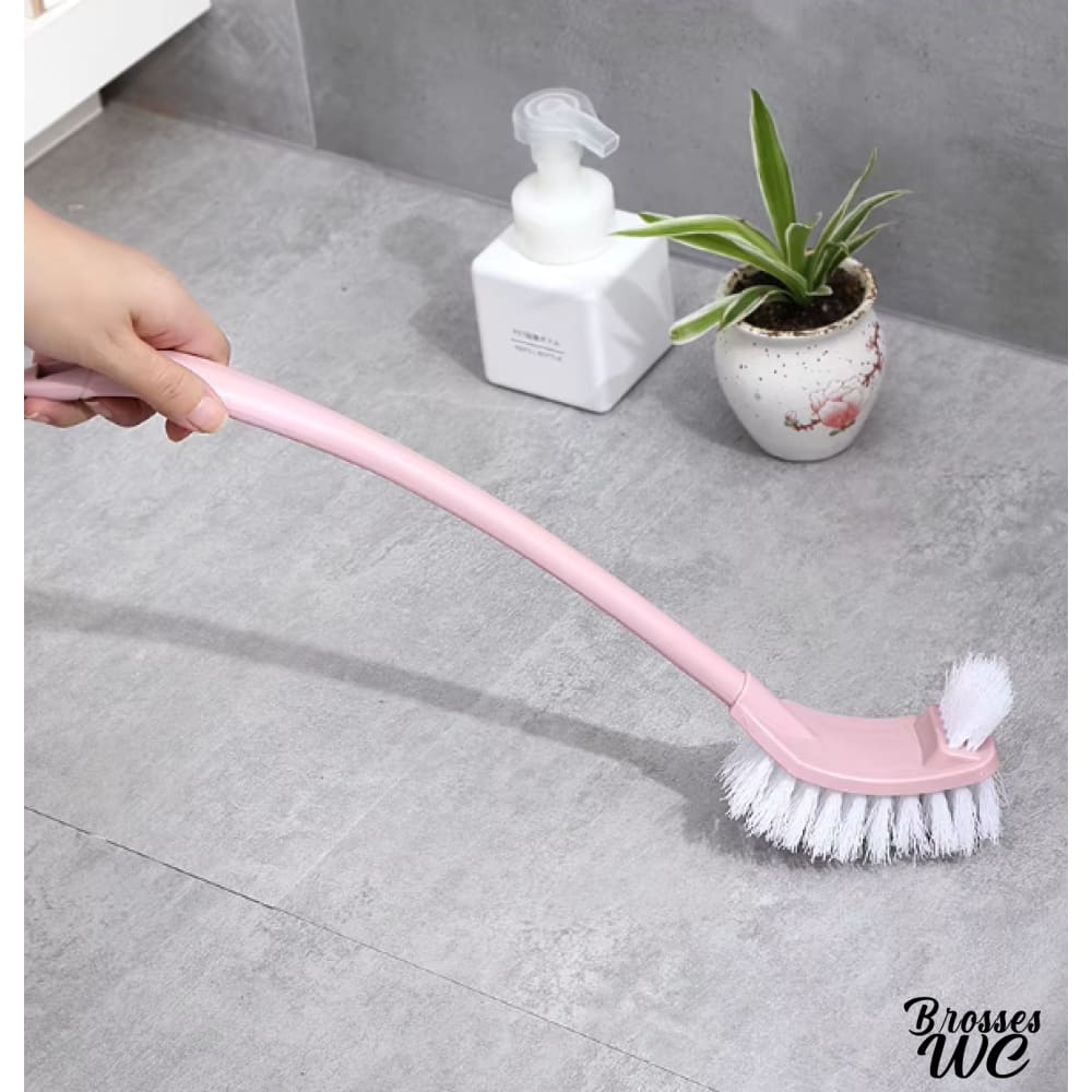 Brosse wc coudée plastique efficace