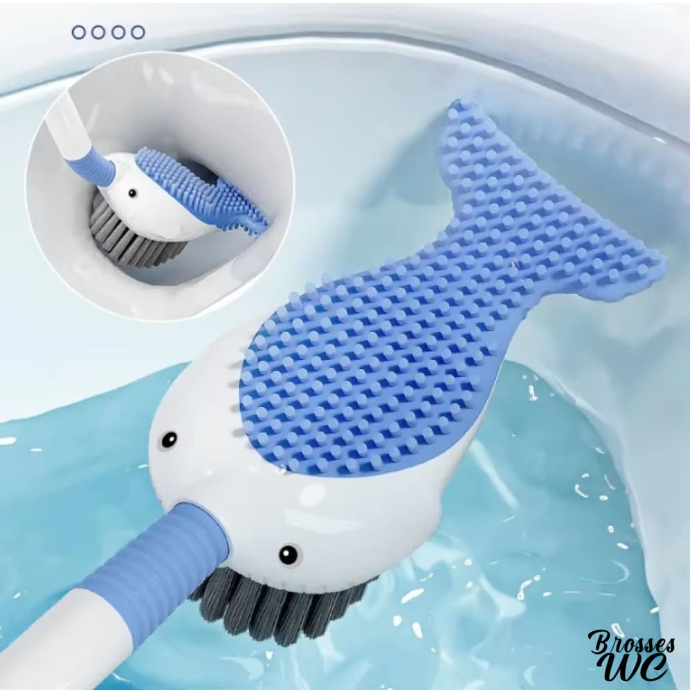 Brosse wc dauphin marin