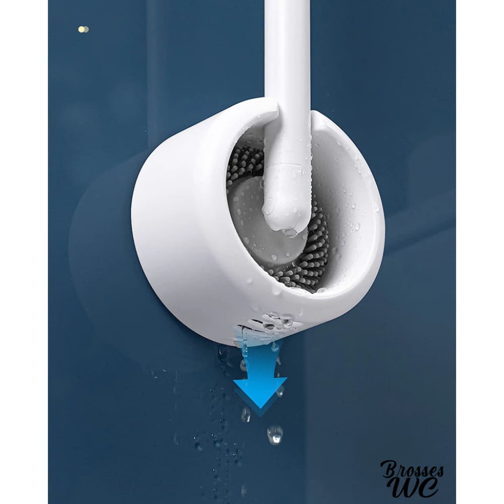 Brosse wc design gris moderne
