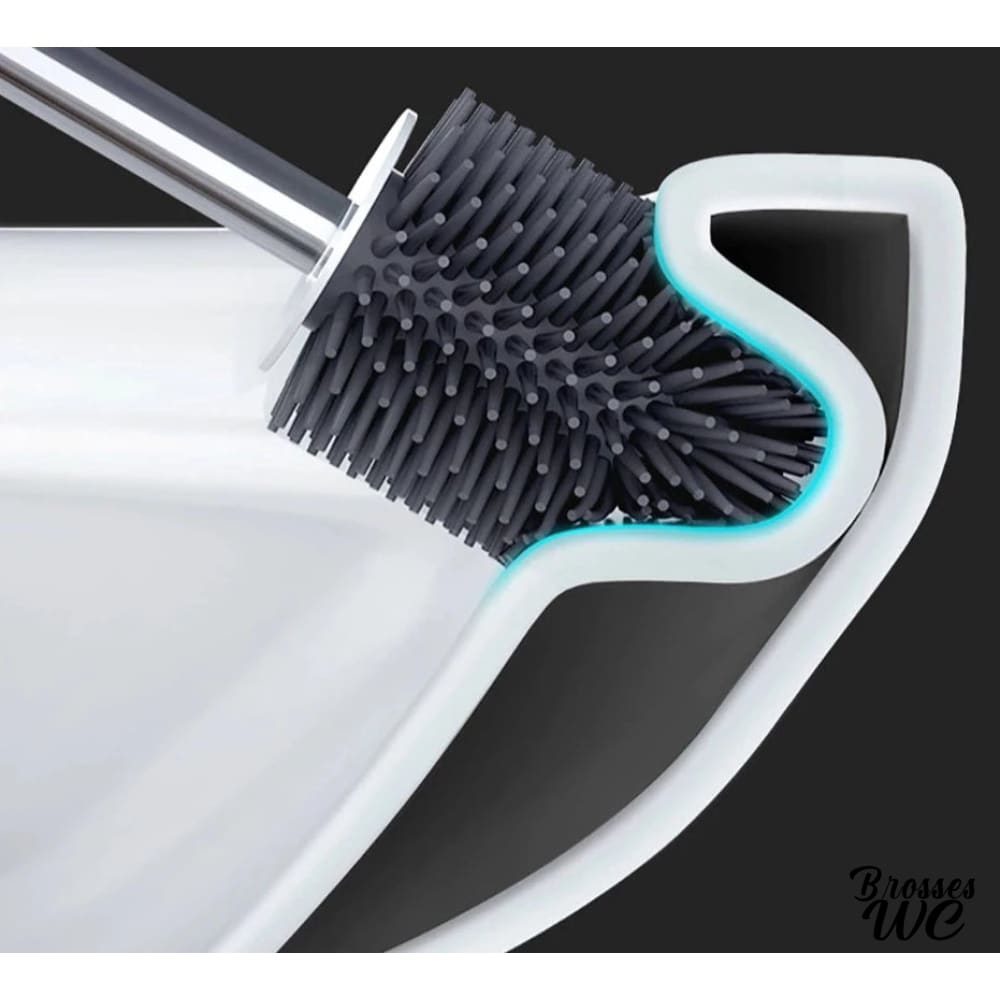 Brosse wc design blanc épuré