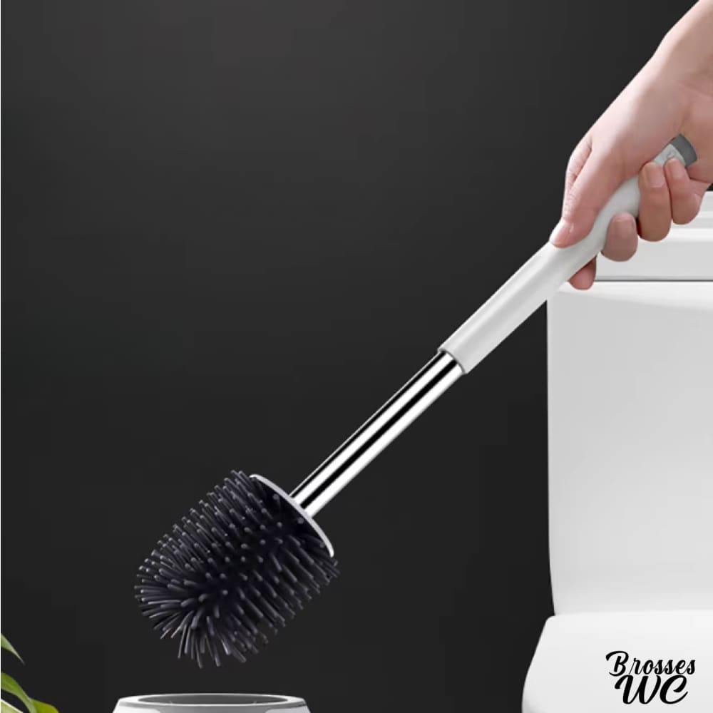 Brosse wc design blanc épuré
