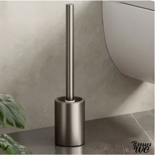 Porte-brosse wc doré éclatant