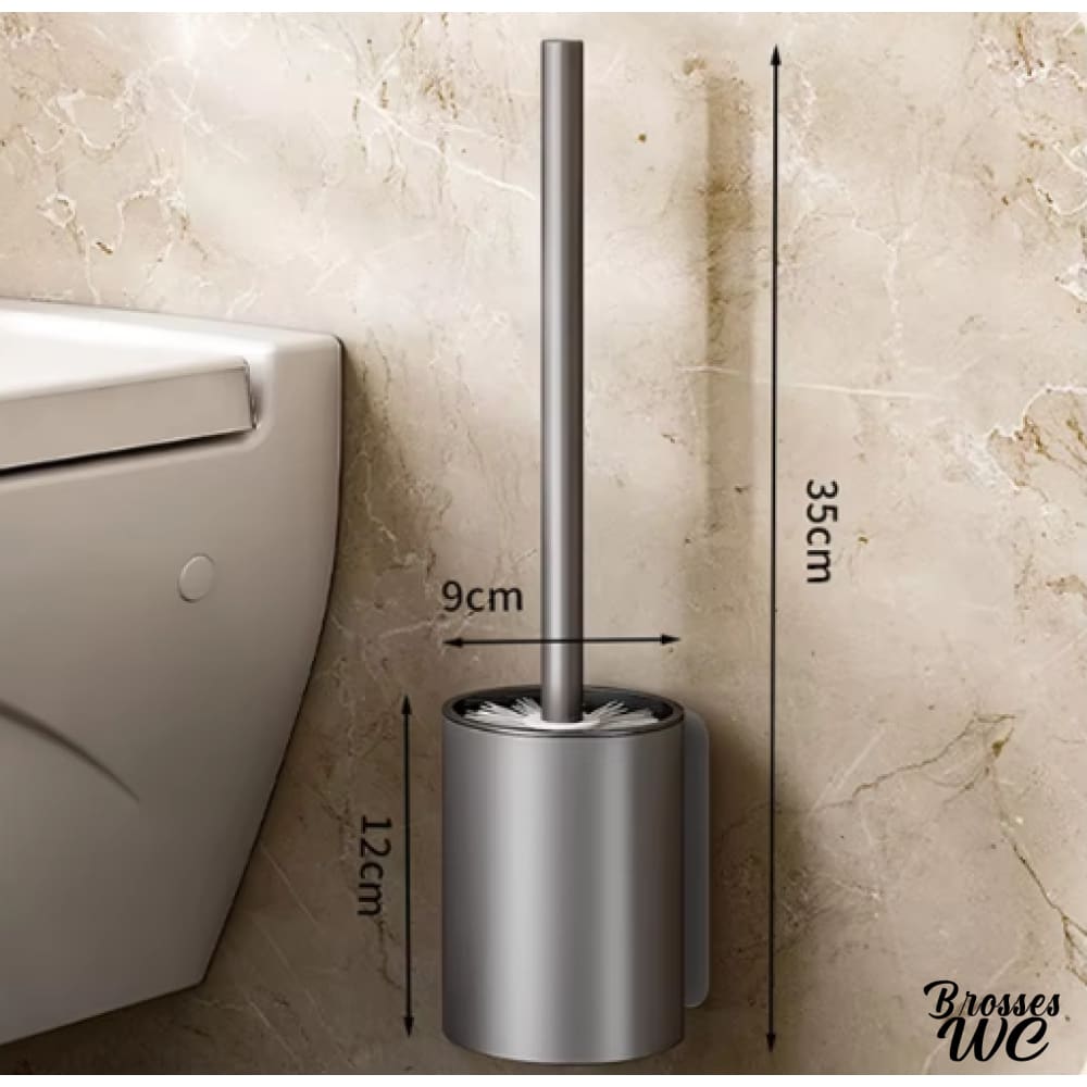 Porte-brosse wc doré éclatant