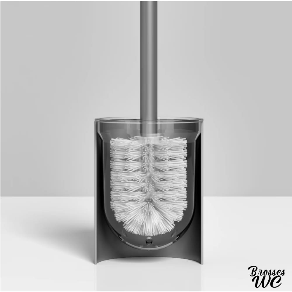 Porte-brosse wc doré éclatant