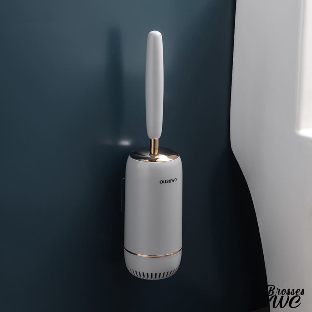 Brosse wc dorée luxueuse