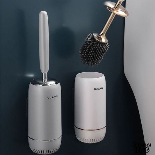 Brosse wc dorée luxueuse