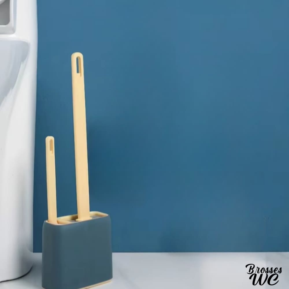 Brosse wc double face innovante