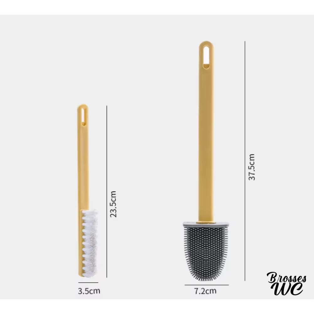 Brosse wc double face innovante