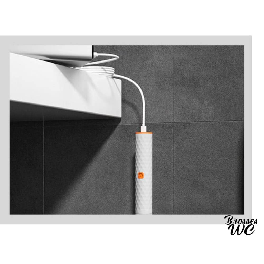 Brosse wc électrique blanche innovante