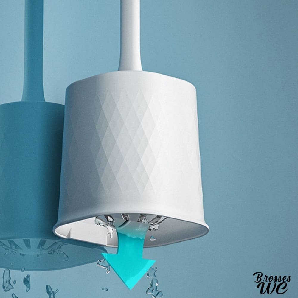 Brosse wc électrique blanche innovante