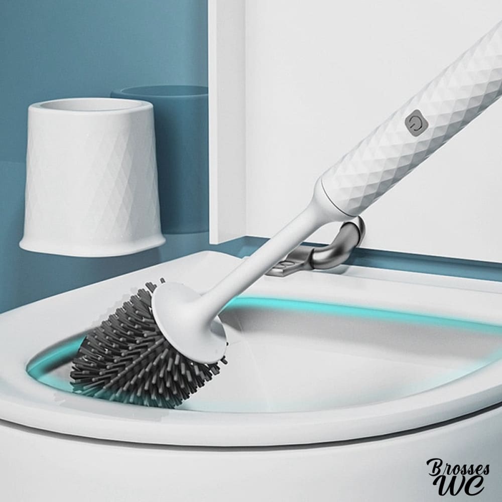 Brosse wc électrique blanche innovante