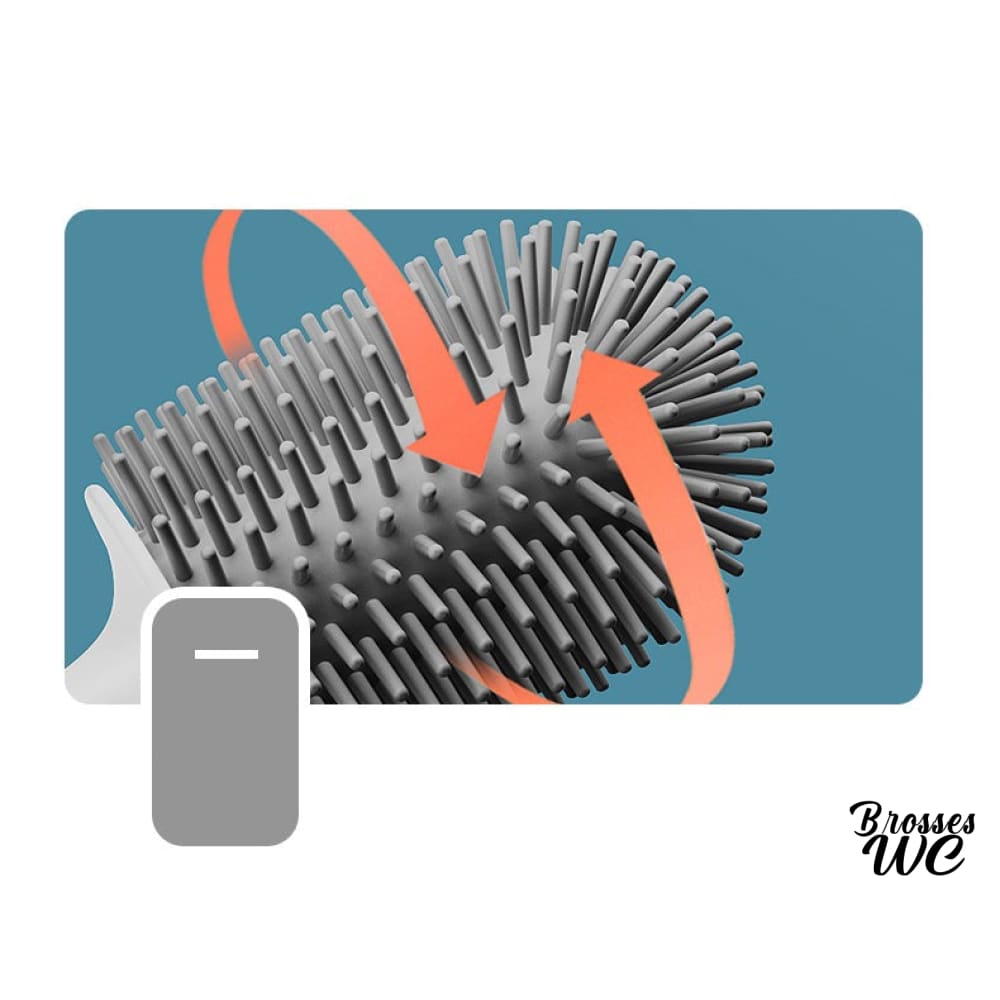 Brosse wc électrique blanche innovante