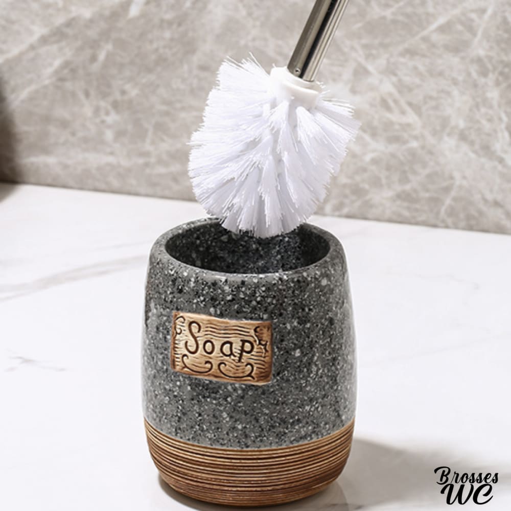Brosse wc céramique raffinée