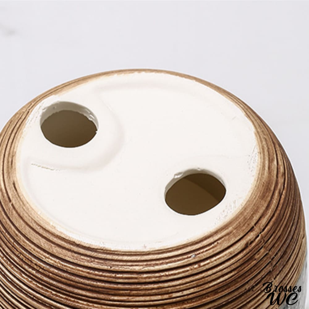 Brosse wc céramique raffinée