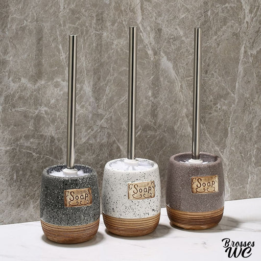 Brosse wc céramique raffinée