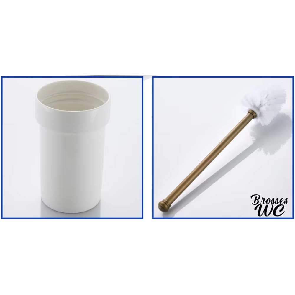 Brosse wc trois têtes performante
