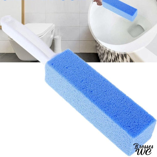 Brosse wc pierre ponce bleue naturelle