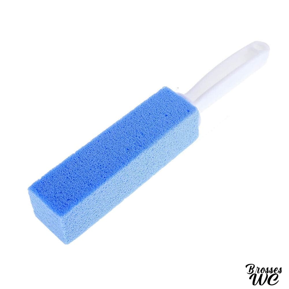 Brosse wc pierre ponce bleue naturelle