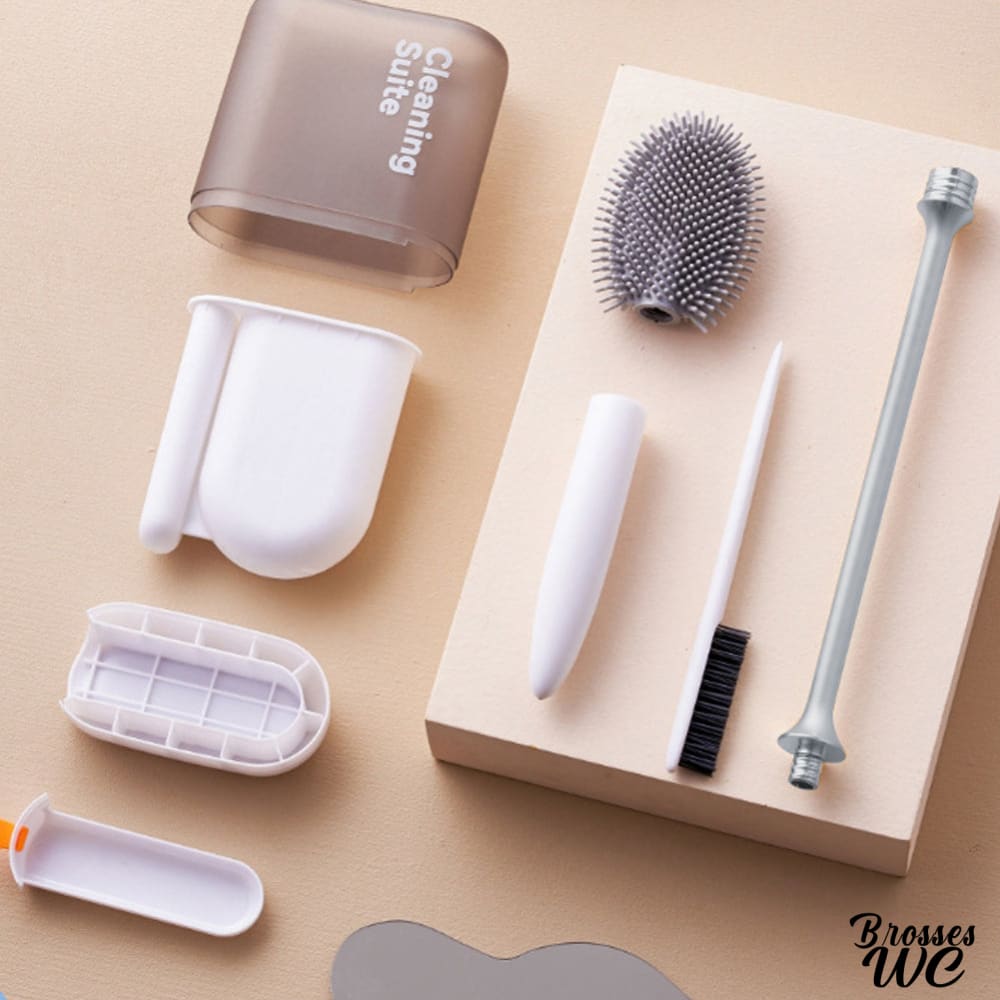 Brosse wc silicone hygiénique