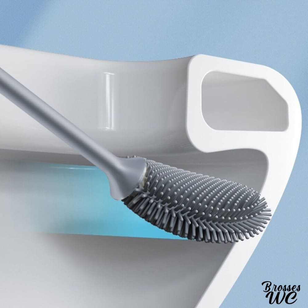 Brosse wc silicone hygiénique
