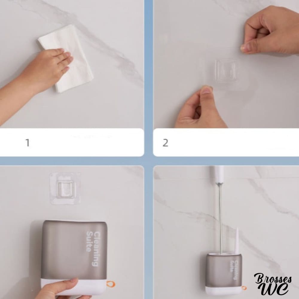 Brosse wc silicone hygiénique